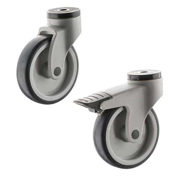 Roulettes de rechange MEDPB - Roues en caoutchouc thermoplastique (TPR) gris avec corps en polypropylène - ROUES COMMUNAUTAIRES - POUR MEUBLES Roulettes de rechange MEDPB - Roues en caoutchouc thermoplastique (TPR) gris avec corps en polypropylène - ROUES COMMUNAUTAIRES - POUR MEUBLES